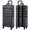 4 in 1 Large Makeup Case Trolley Cosmetic Hairdressing Vanity Beauty Storage Box
