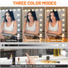 OYAJIA Hollywood Vanity Makeup Mirror with Lights 18-LED Tabletop Wall Aszmcfjbz