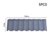 5PCS Asphalt Shingles Galvanized Metal Roof Shingles Sheds Sheet Milano Tile
