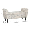 Velvet Upholstered Ottoman Bed End Bench Vintage Window Seat Lounge Storage Box