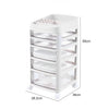 Rolling Cosmetic Case Makeup Trolley Brush Storage 3/4/5/6 Drawers Organiser Box