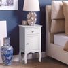 Small Cabinet Side End Table Slim Narrow Storage Unit Night Stand Bedside Drawer