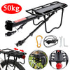 Aluminum Alloy Bicycle Rear Pannier Rack Carrier Bag Luggage Cycle Mountain Bike