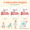 2-in-1 Baby Walker Foldable Activity Baby Push Walker w/Adjustable Height &Speed