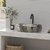 Modern Oval Ceramic Bathroom Vessel Sink