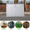 Panana Plastic Shed Outdoor Garden Furniture Storage Shed Storage Utility Chest