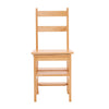 Wooden Ladder Stool 4 Steps Folding Convertible Chair For Warehouse and Library