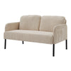 Luxury 2 Seater Sofa Armchair Corduroy Couch Settee Metal Frame for Living Room