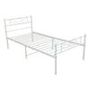 Simple Budget metal bed Single bed Frame w/Mattresses Option Bedroom Furniture