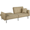 Modern Fabric Sofa Bed 3 Seater Click Clack Living Room Recliner Couch Sofa Grey