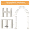 Strong 3-Pole Wedding Arch Stand Metal Flower Rack Door Frame Background Garden