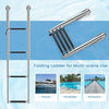 4-step Telescoping Boat Ladder Folding Dock Ladder Swimming Pool Ladder