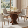Round Dining Table for 4, 31.5'' Modern Farmhouse Kitchen Table for Dining Room