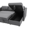 Lounge Sectional Sofa Set Living Room Chaise Couch 4 Seater w/ Storage Ottoman