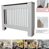 XL 92cm/100cm Tall Radiator Cover Cabinet MDF Wood Grill Shelf Wall Fence Guard