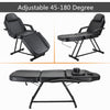 Massage Table Chair Set Nail Shop Tattoo Salon Spa Beauty 3 Fold Bed with Stool