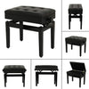 Piano stool height adjustable piano wooden stool keyboard stool cushion seat