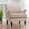 Occasional Velvet Fireside Armchair Single Sofa Padded Seat Tub Accent Chairs UK