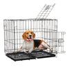 Pet Dog Cage Puppy Crate with Tray Small Medium Large Training Metal Wire Cages