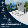 500x500mm Caravan Skylight Motorhome Roof Opening RV Camper Roof Vent W/ Light