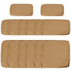 Cushion Covers Rattan Sofa Set Replacement Polyester Cover Cases Zip Fastening