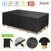 Heavy Duty Waterproof For Rattan Table Furniture Cover Outdoor Garden Patio