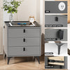 Smart Bedside Table with Light Phone Charging Modern Bedroom Furniture Drawers