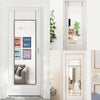 Over Door Mirror Wall-Mount Full Length Framed Dressing Mirror Bedroom Room Deco