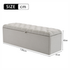 Ottoman Lift Storage Bed 4ft6 Double Upholstered Bed Frame with Ottoman Bench