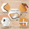Overbed Table Portable Bedside Table Adjustable Hospital Bed Table Laptop Desk