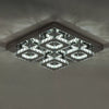 20-100cm Flush Mount Modern Square Ceiling Chandelier Crystal Light Lamp Pendant