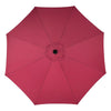 XL 3M Round Outdoor Parasol Tiltable Canopy Garden Patio Umbrella Sun Shelter