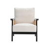 Modern Accent Fabric Chair Single Sofa Upholstered Rattan Armchair Living Room