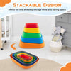 Toddlers Kids Stepping Stone 5Pcs Outdoor Sensory Toy-Multicolor