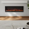 Electric Insert/WallMounted LED Fireplace Into Fire Media Freestanding With Feet
