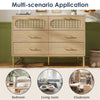 6 Drawer Chest of Drawers Dresser Sideboard Storage Cabinet Unit for Bedroom