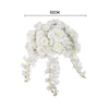 White Phalaenopsis Flower Ball Artificial Flower Wedding Party Centerpieces Deco