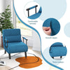 Convertible Single Folding Sofa Bed Sleep Chair 6 Positions Adjustable Backrest