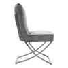 Pair of Upholstered Dining Chairs Tub Accent Chair Heavy Duty with Metal Legs UK