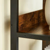 Bookcase Bookshelf Ladder Shelf 4-Tier Display Storage Rack Shelf LLS105B01