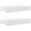 Bed Frame with Drawers White 140x200 Solid Wood Pine Z1Y4