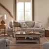 Dusk Hampshire Light Grey Chenille 3 Seater Sofa RRP £475