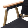 Black Folding Camping Chair Steel Frame Lightweight Portable Outdoor Picnic BBQ