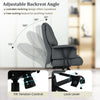 Ergonomic Office Chair PU Leather Computer Chair-Gray