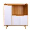 Wooden Sideboard Cabinet Cupboard Kitchen Dining Storage Furniture With 2 Doors