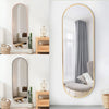Wall Mounted Mirror Framed Arched Vanity Makeup Bedroom Glass Dressing Mirror