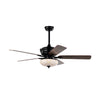 132cm Ceiling Fan Indoor Bedroom Kitchen Retro Ceiling Fan with Remote Control