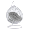 Hanging Egg Chair Rattan Outdoor Indoor Patio Garden Swing Chairs With Cushion