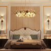 Luxury Crystal Ceiling Light Shining Chandelier Pendant Lamp Hallway Living Room