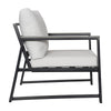 Metal Garden Furniture Set Corner Sofa Glass Table Patio 5 Seater Armchairs Sofa